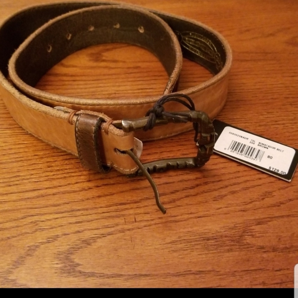 Diesel Brown Leather Belt